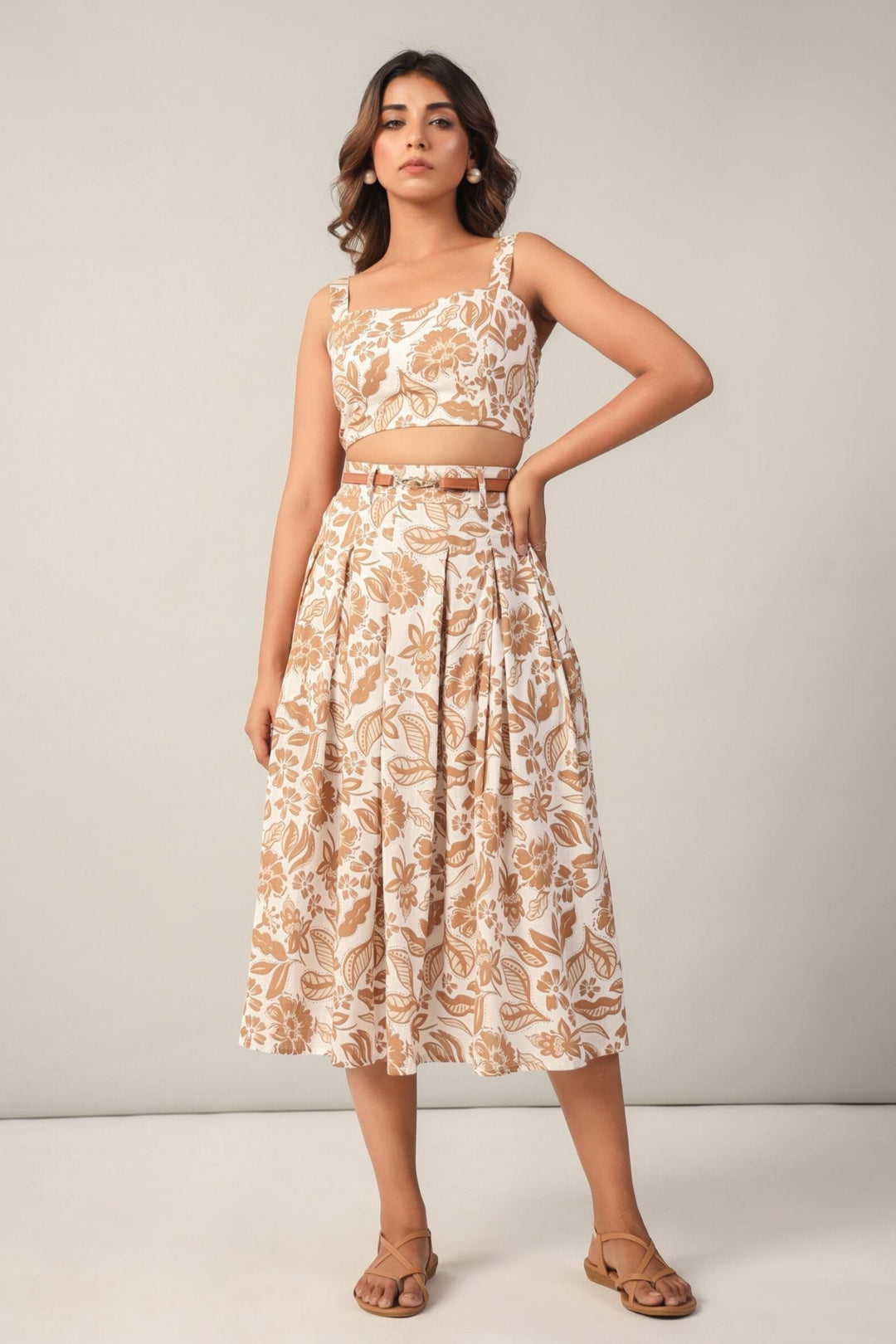 Floral Co-ord Set Full Front