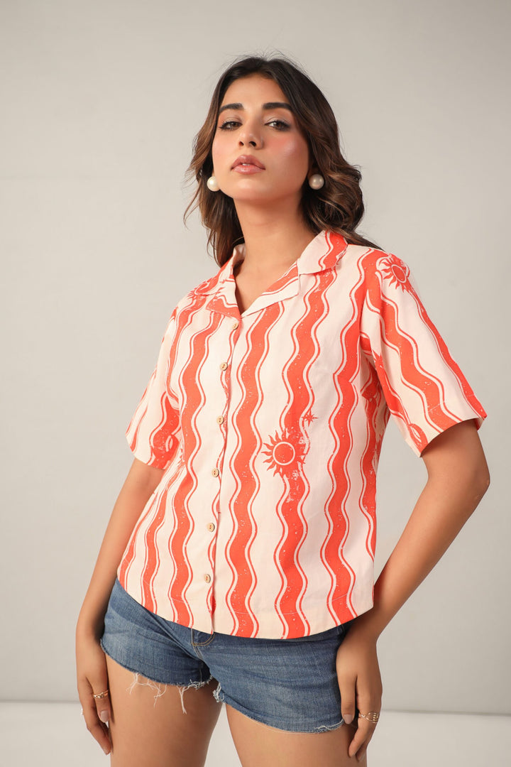 Sunset Sorbet Shirt Front